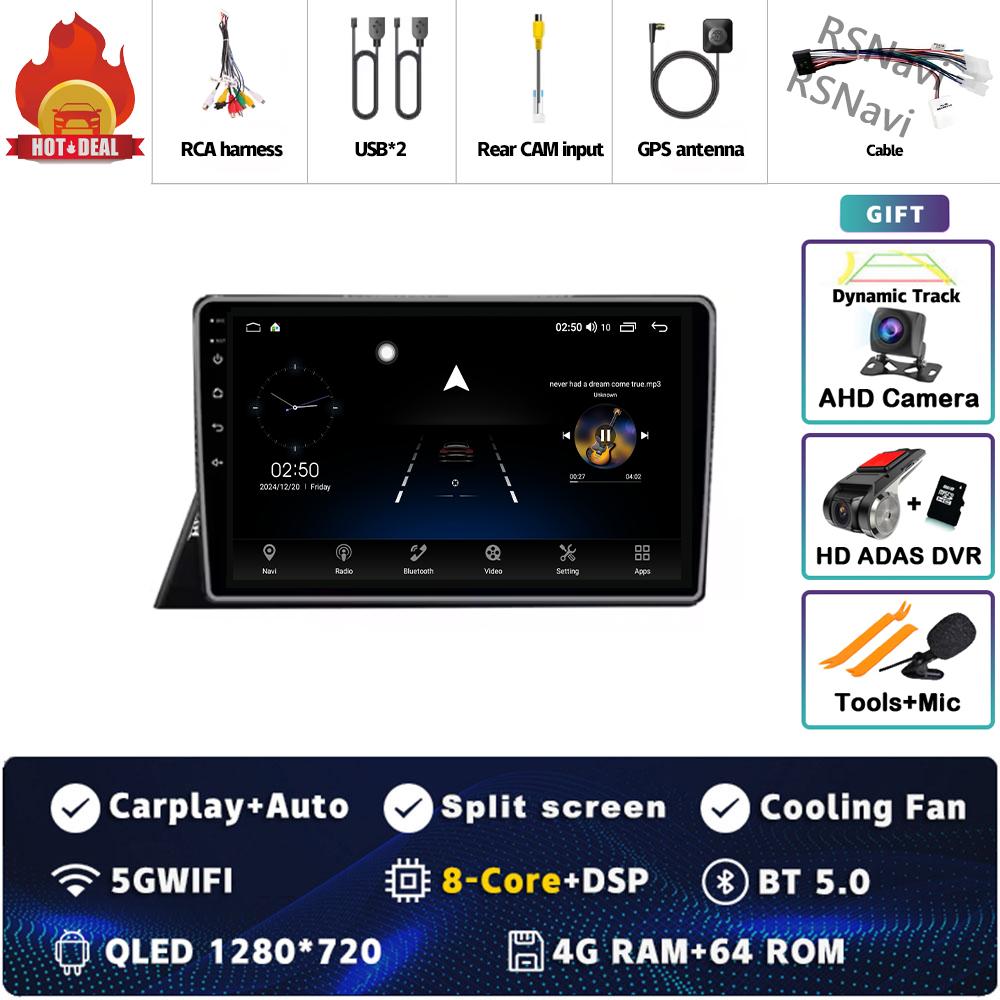 Android 14 Carplay Car Radio For TOYOTA SIENTA 2016 2017 2018 2019 - 2021 Multimedia Video Player Navigation GPS Stereo 2Din DVD