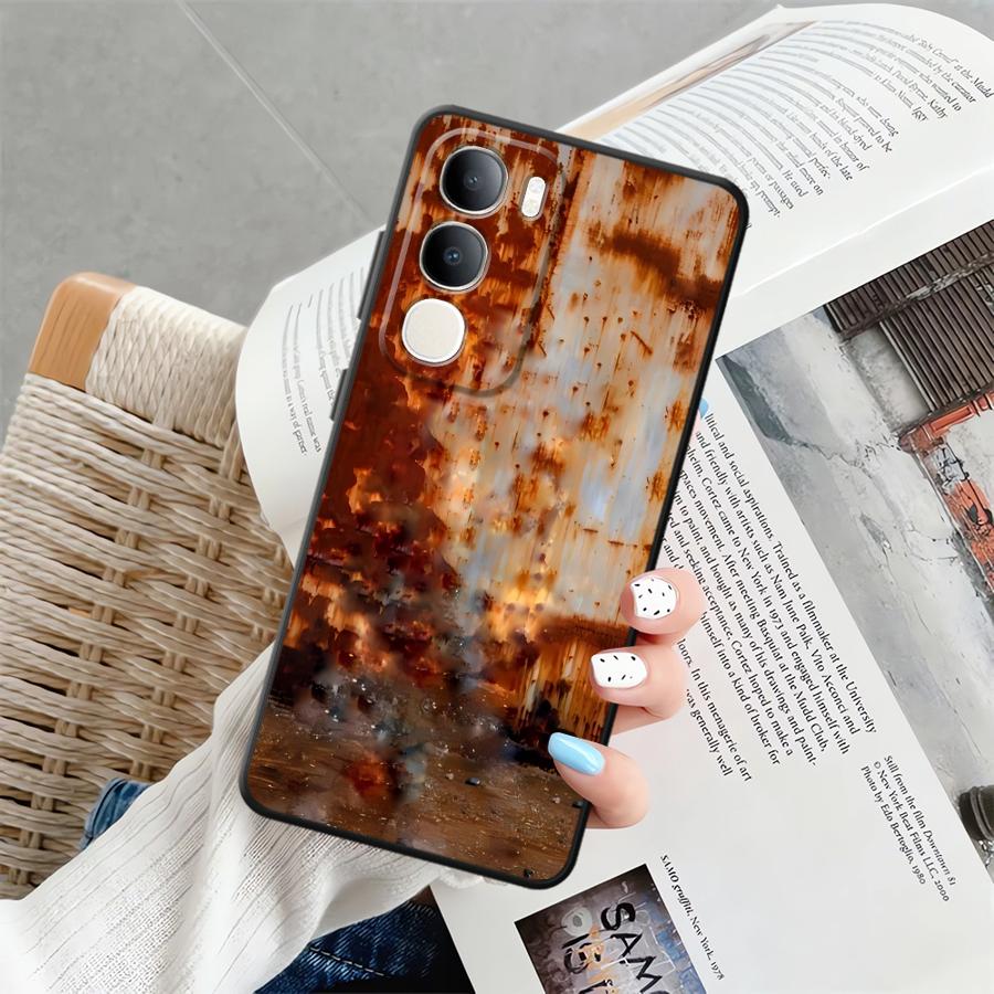 Phone Cover Case for Vivo Y50 Y95 Y51S Y78 Y75 Y81 V27 Y52S Y93 Y53S V21E V23 V29 V25 V30 Y71 Y91 Rust Marks