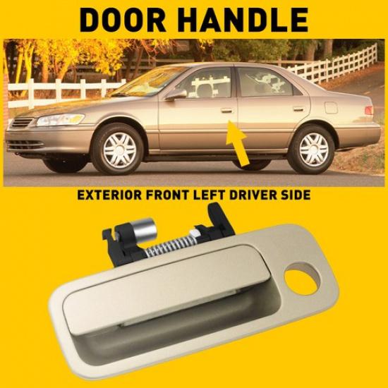 For 1997-2001 Toyota Camry Outside Exterior Door Handle Beige Front Drive Side V