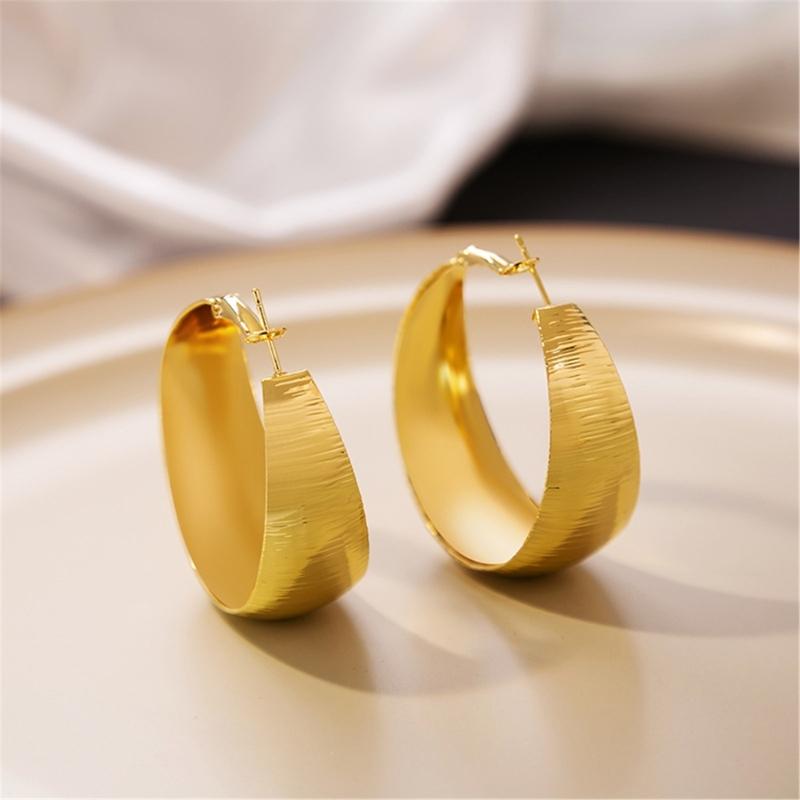Vintage Earrings Exaggerated Earrings Wide Earrings Dangle Earrings Wide Ear Jewelry Present for Women and Girls