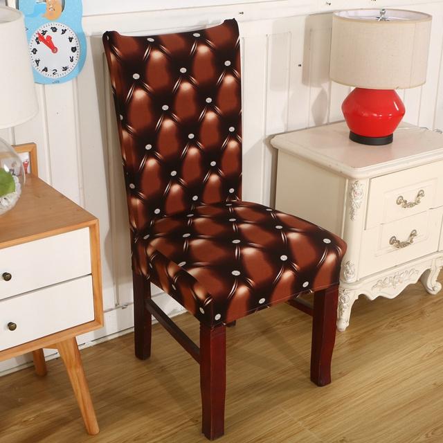 Elastic Chair Slipcover Case Stretch Chair Covers For Wedding Hotel Banquet Dining Room Spandex Dining Chair Cover