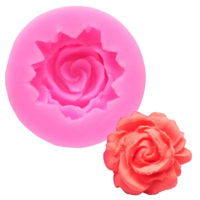 Bloom Rose Silikon Kek Kalıbı 3D Çiçek Fondan Kalıbı Cupcake Jöle Şeker Çikolata Dekorasyon Pişirme Aracı Kalıpları Reçine Kalıpları