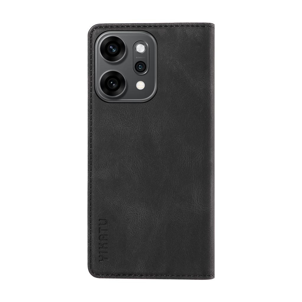 For Oppo Reno14 Pro 5G (China)/Oppo Reno14 Pro 5G (Global) Leather Cover YIKATU YK-004 Skin-Touch Wallet Phone Cases