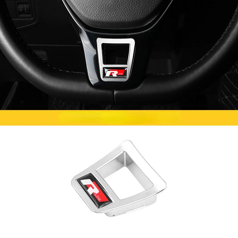 

For VOLKSWAGEN VW Car Styling Steering Wheel Covers Stickers Accessories For Volkswagen GOLF 7 GTi MK7 POLO 2014 2015 Steering W