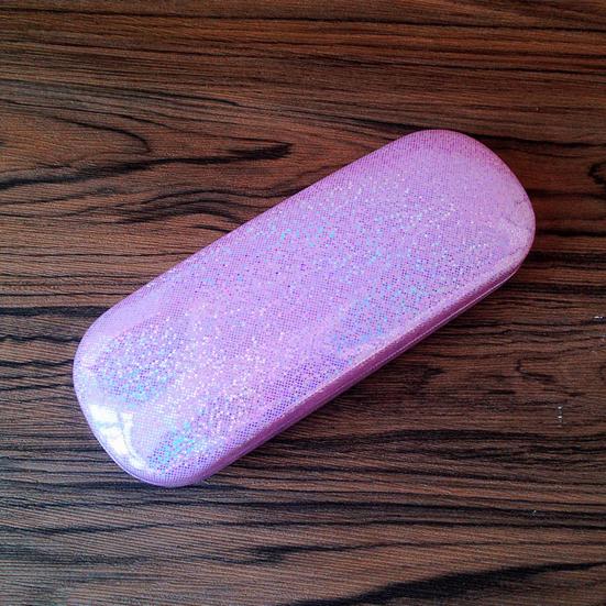 Eyeglasses Box Fashion Glitter Solid Color Eyeglasses Box Colorful Student Simple Eyeglasses Storage Case Eyeglasses Case Daily Supply