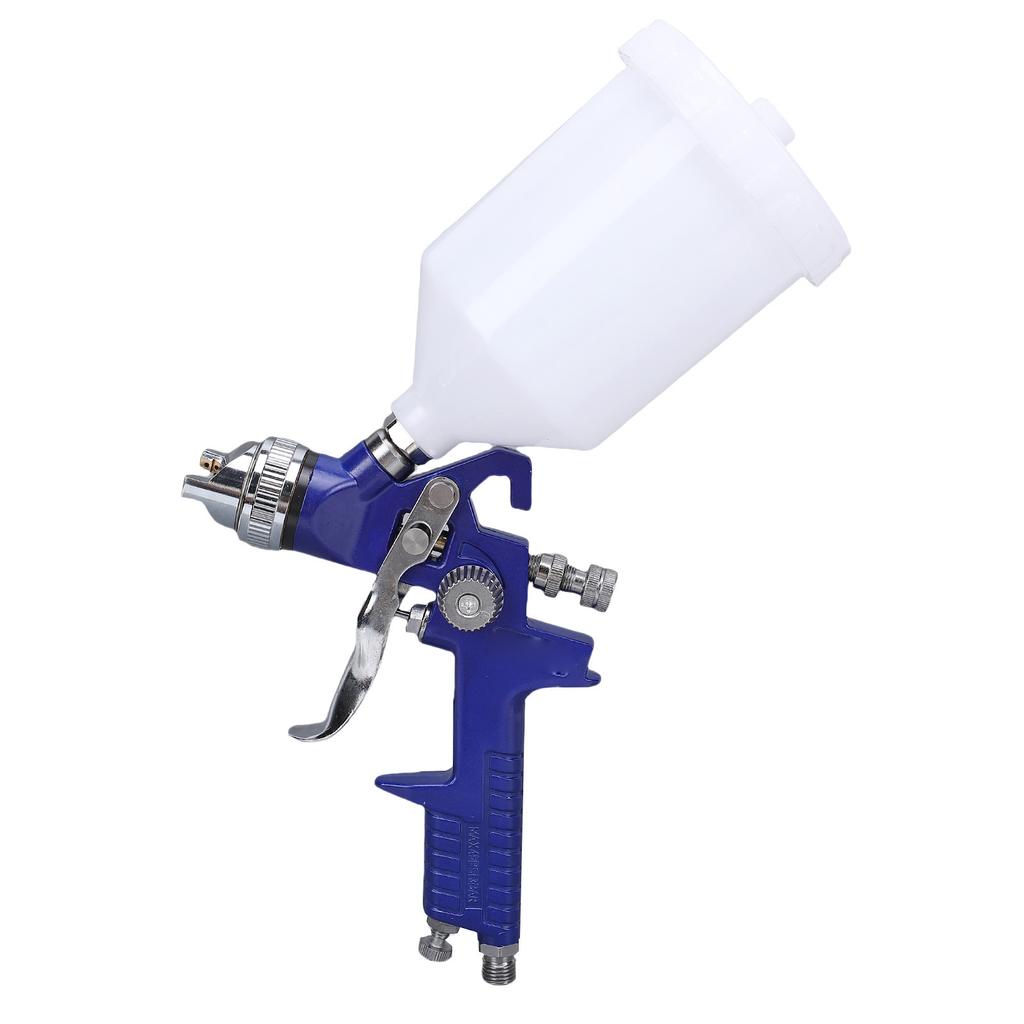 HVLP Spray 1.7mm Nozzle 600 Cup Gravity Feed Paint Sprayer for Auto Furniture Wall Painting
