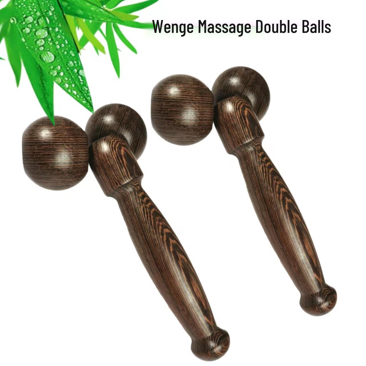 

Массажер из цельного дерева с двумя шариками: Дизайн куриного крылышка для акупунктурного массажа лица и тела