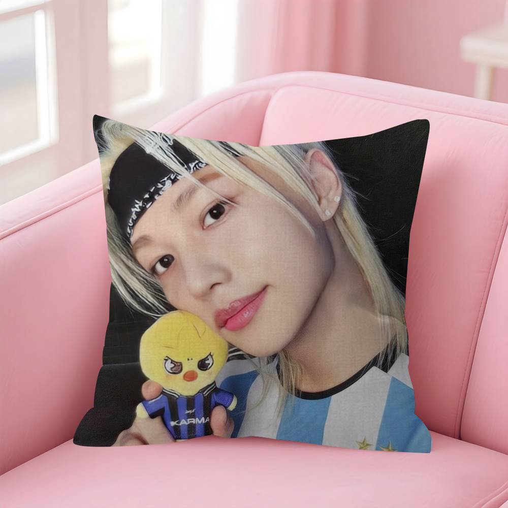 Decorative Room Aesthetics Pillow Case Home Decor Bedroom Sofa Bed Couch Pillow Cover 45X45 Idol Cool F-Felixs Singer