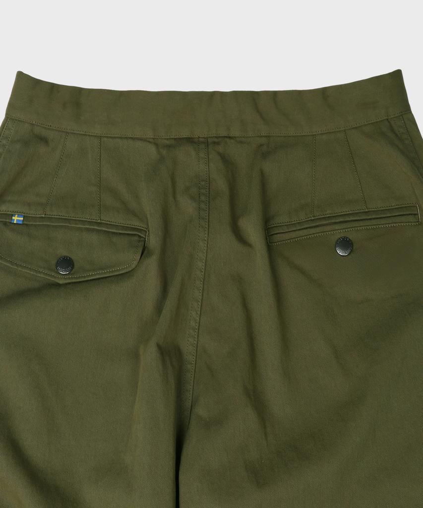 Teuletong Wide Tapered Pants - Olive