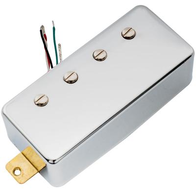 פיקאפ Humbucker בס Artec MVBA4 Alnico 5 עם פיקאפ צוואר לגיטרה בס חשמלית LP כרום בסגנון EPI 4 מיתרים,