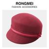 Rongmei spot European and American, autumn and winter Bere top hat, equestrian hat, woolen hat, peaked cap