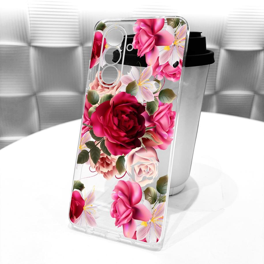 Case For Samsung Galaxy A37 5G Cover SM-A376B Popular Flower Soft Slim Silicone Cover For Samsung A57 A17 2025 A576B A176B Funda