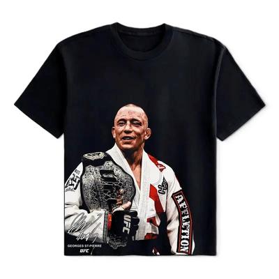 Camiseta UFC MMA de Georges St-Pierre, Campeones UFC Deportes, Camiseta Gráfica