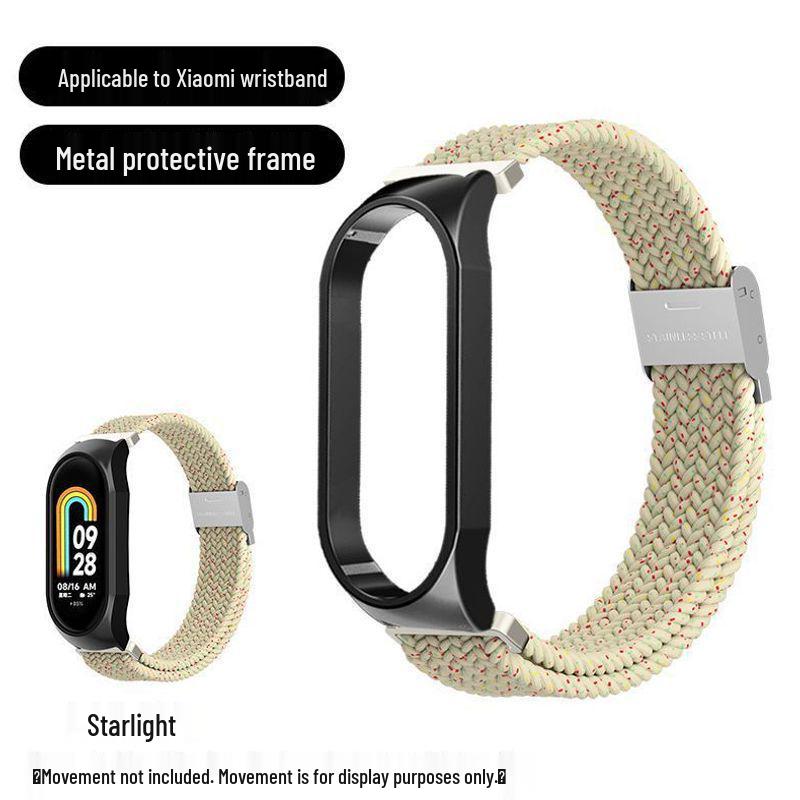 Milanese Magnetic Stainless Steel Strap for Xiaomi Band 7/6/5/4/3 NFC