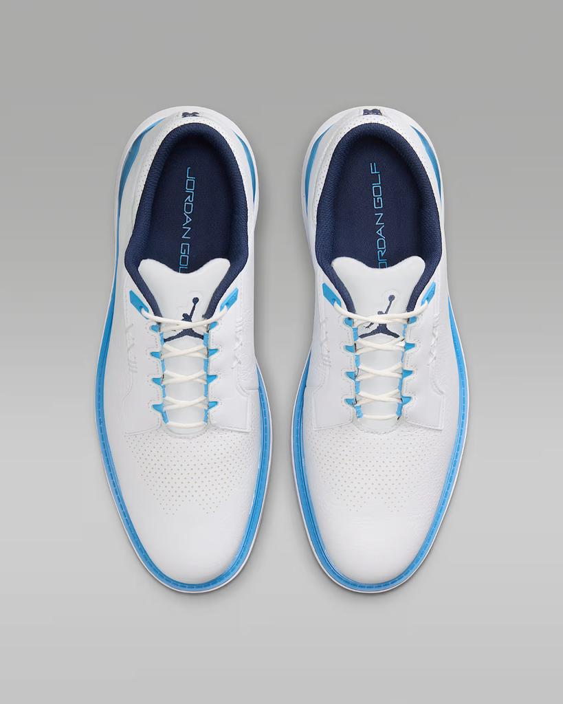 FQ6642-104 Nike Jordan ADG 5 White Midnight Navy University Blue (Men's)