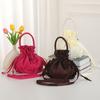 Women'S Casual Ethnic Style Handbag Drawstring Closure Handbag, Versatile Everyday Handbag for Women, Stylish & Functional Design Crossbody Bag