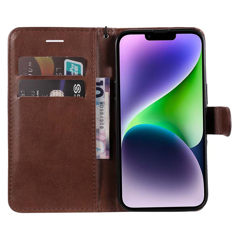 Leather Case For iPhone 11 12 13 14 15 Pro Max XR XS X 8 7 6 6S Plus SE 2020 Wallet Phone Cover Book Case Bumper Back Coque