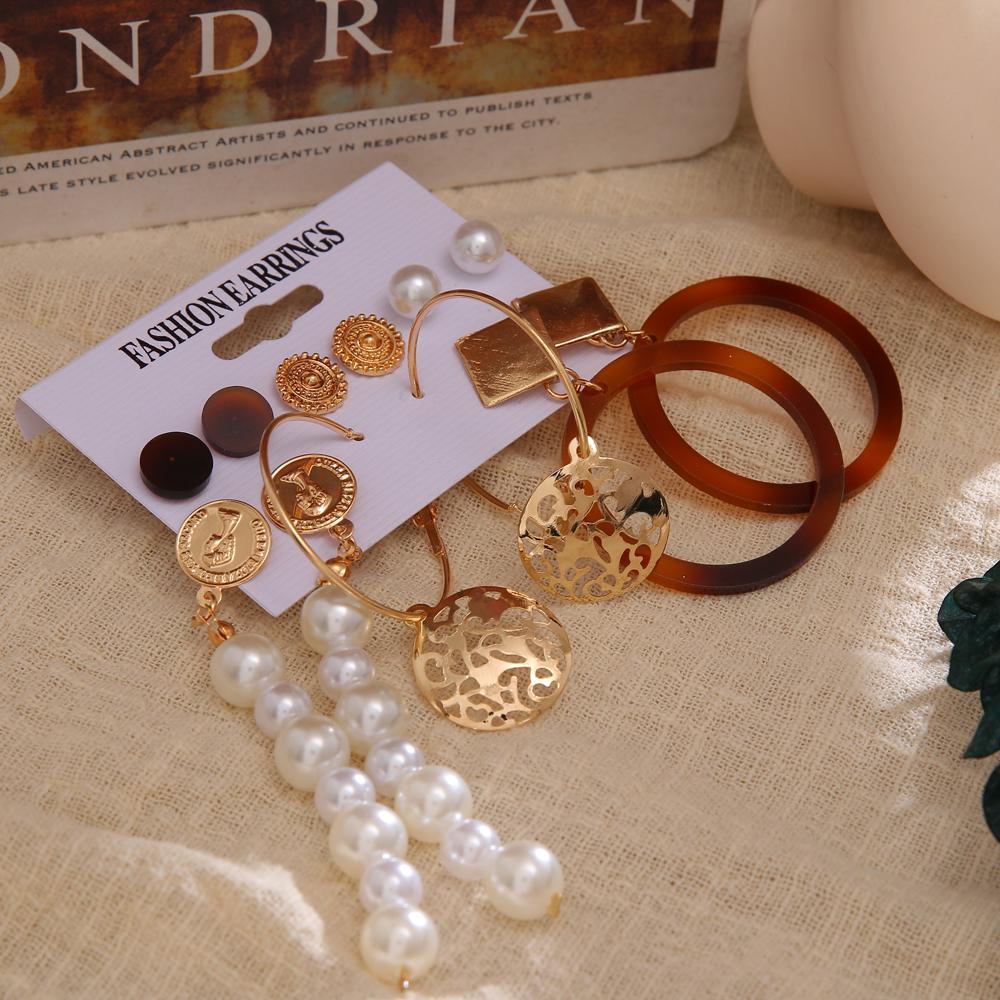 Luxury Stud Earrings Crystal Stud Earrings Set Earrings Women's Christmas Earrings