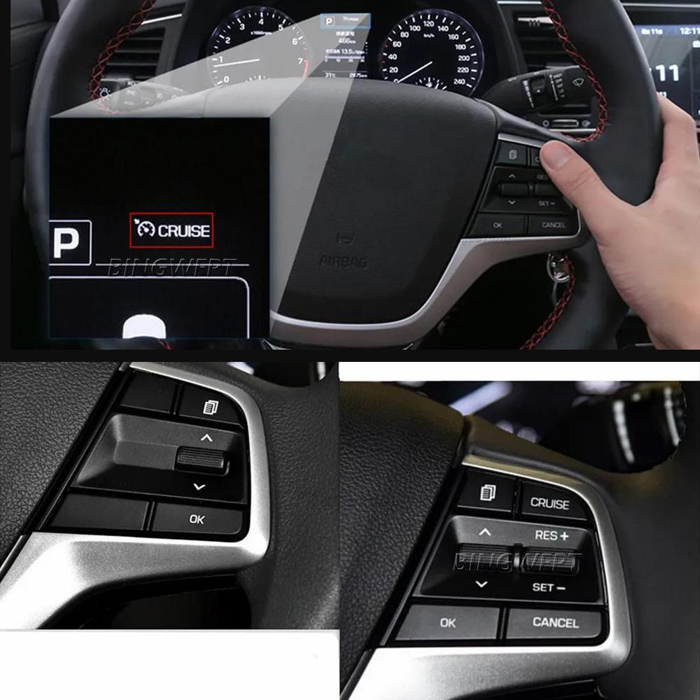 Car Cruise Control Steering Wheel Buttons Switch For Hyundai 1.6L ACCENT 2019 2020 2021 2022 2023 With Backlight