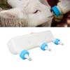Silikon Lamm-Futterspender, 3L Große Kapazität, 3-Zitzen-Design, Vieh-Zitze Milch-Fütterungswerkzeug zum Füttern von Schaf, Ziege, Lamm, Welpe