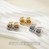 NIXMAX Chunky Gold Knot Earrings for Women Trendy Statement Dangle Earrings | 14K Gold Silver Plated, Fashion Drop Earrings, Hypoallergenic