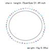 Minimalist Hollow Heart Chain Necklace for Women Bohemian Light Luxury Colourful Crystal Zircon Necklace Party Jewelry Gifts