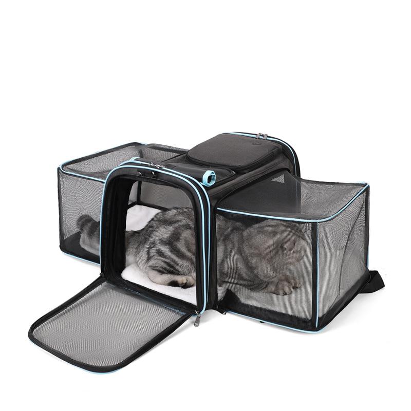 Cat Bag Portable Cat Backpack Pet Bag Foldable Expandable Portable Cat Backpack