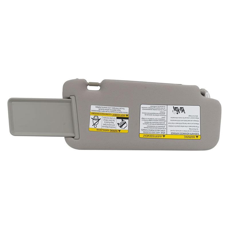Car Interior Sun Visor With Mirror and Light Grey Beige Sun Shade for Nissan Murano 2009 2010 2011 2012 2013 2014  96401-1AA1B