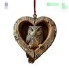 2D New Acrylic Tree Hole Animal Pendant Christmas Tree Home Party Decoration