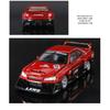 1/24 Scale Cool Nissan GTR Alloy Sports Car Model, Simulated Interior Details, Cool Lighting and Sound Effects, Four-wheel Shock Absorption