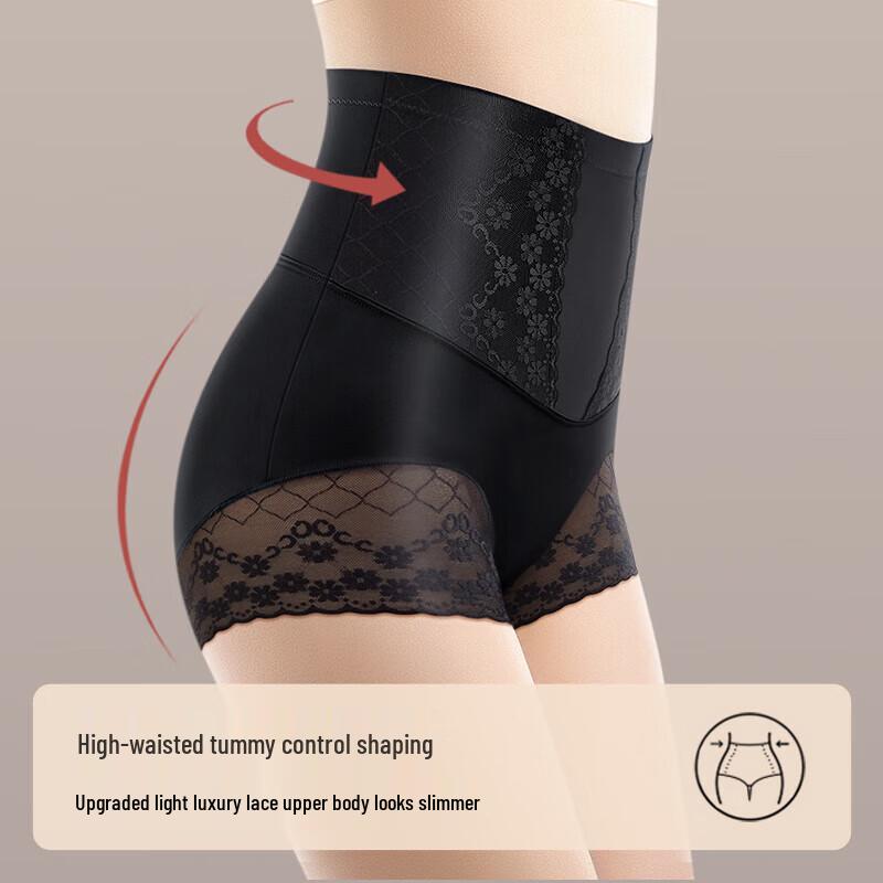Mei Ya Ting Women's High Waist Tummy Control Shaper Panties