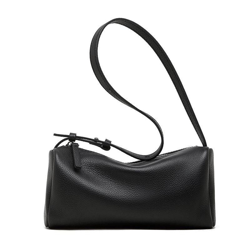 Zency Women s Genuine Leather Shoulder Bag Large Capacity Retro Crossbody Handbag