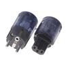 Hifi C-037 P-037E Schuko Europe Eu Power Plug Rhodium Plated Iec Audio Connector Female-Male Matihur Audio