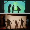 16:9 Foldable Projection Screen Polyester Folding Soft Screen Foldable Projector Screen  Outdoor