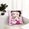 Anime B-Betty Boops Pillowcase Double-Sided Printing Polyester Cushion Cover Decor Pillow Case Cover Chair Square 18''