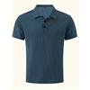 Summer t-shirt Paul short-sleeved short-sleeved high-end mesh ice silk short-sleeved t-shirt men's shirt collar summer solid color