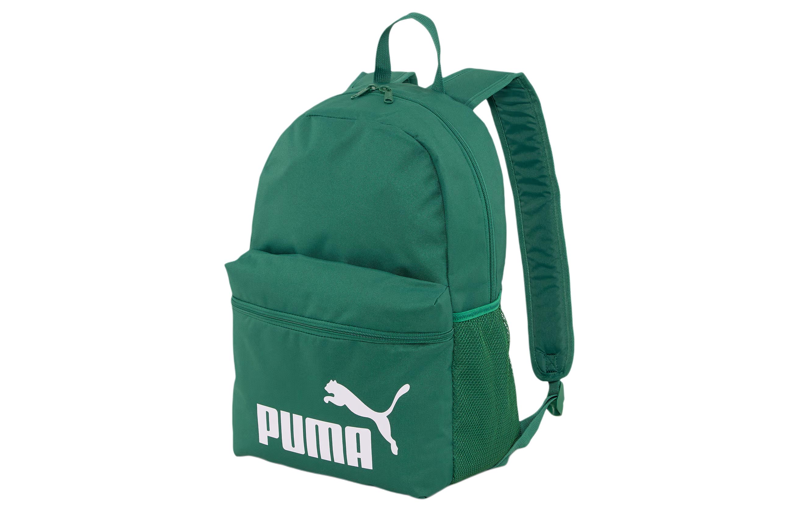 PUMA Polyester Backpack Unisex Dark Green 075487-31