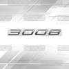 Car Badges For b444 3008 2008 5008 New Style Rear Trunk Emblem Metal 3D Stickers Body Decals Lettering Decor Styling 444b