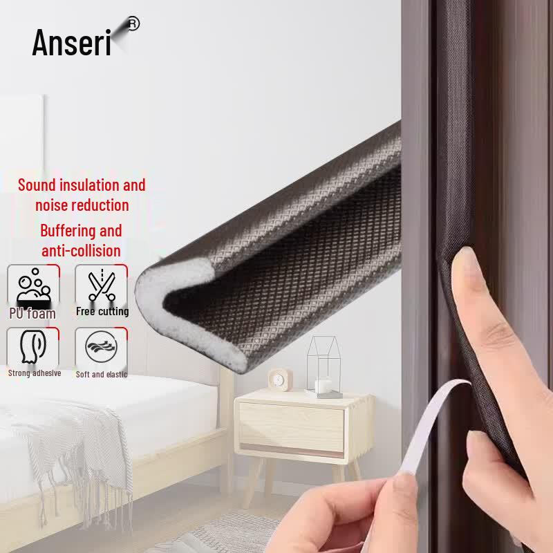 Self-Adhesive Soundproof & Windproof Door Sealing Strip