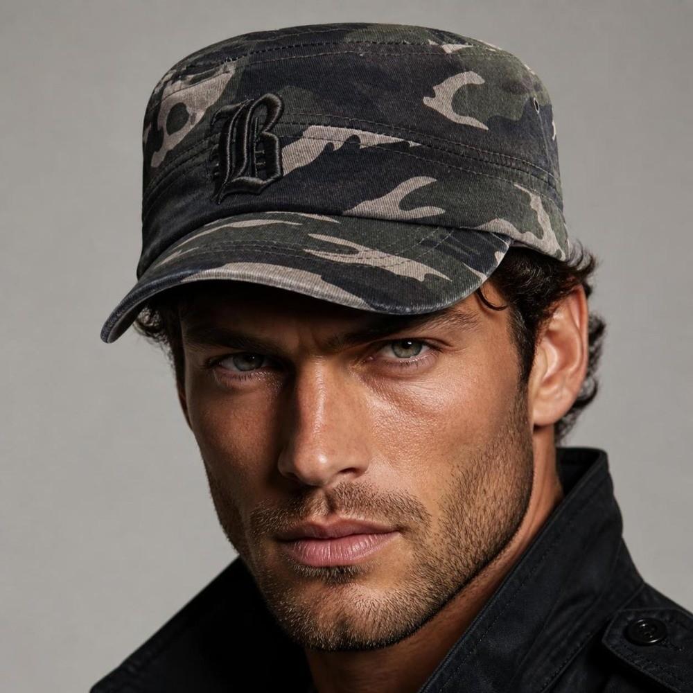 Verstellbare Baseballkappe Atmungsaktive Herren-Sonnenkappe Bequeme Camouflage-Kappe