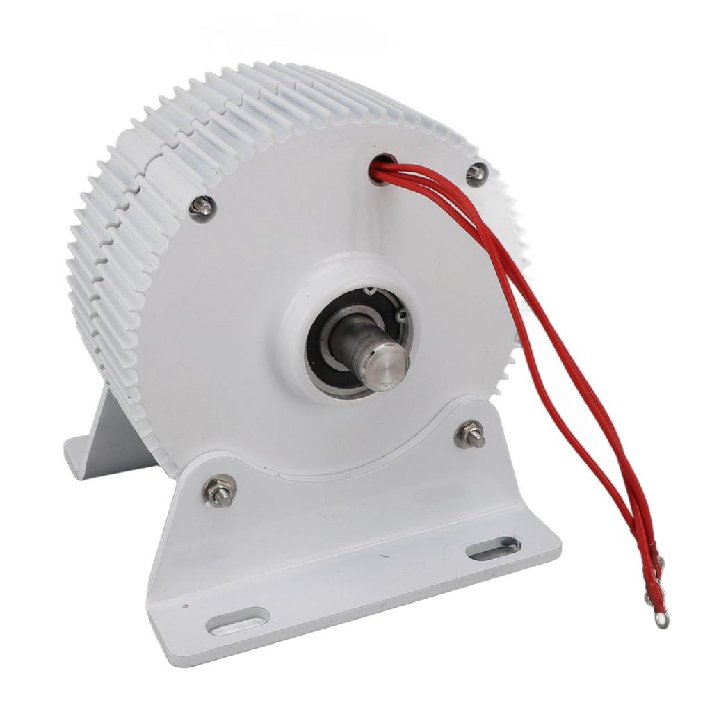 Alternator trifazat cu arbore dublu, generator sincron cu magneți permanenți cu bază pentru turbine eoliene