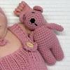 Dolls 3Pcs/Sets Clothes For 45Cm Baby Dolls Diy Doll Accessories For 45Cm Doll Sweater Jumpsuite Clothes For Reborn Baby Doll