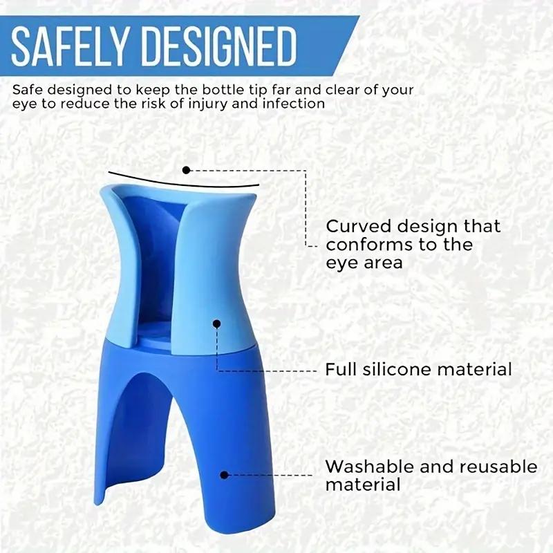 Präziser Augentropfen-Assistent, komfortable Tropfhilfe für Erwachsene und Kinder, hygienisches Hilfsmittel zur Medikamentenunterstützung