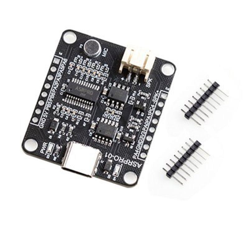 ASR-PRO Development Board Pin Headers Not Soldered AI Offline Speech Recognition Control Module