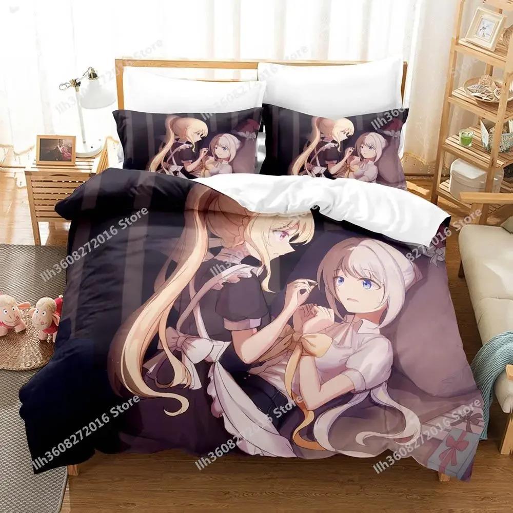 Madoka Magica Bedding Set Single Twin Full Queen King Size Bed Set Adult Kid Bedroom Duvet Cover Sets Anime Bed Sheet Set