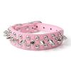 Anti-Bite Spiked Pet Dog Collar Padded Design Studded Pet Collar  For Bulldog Pug Puppy