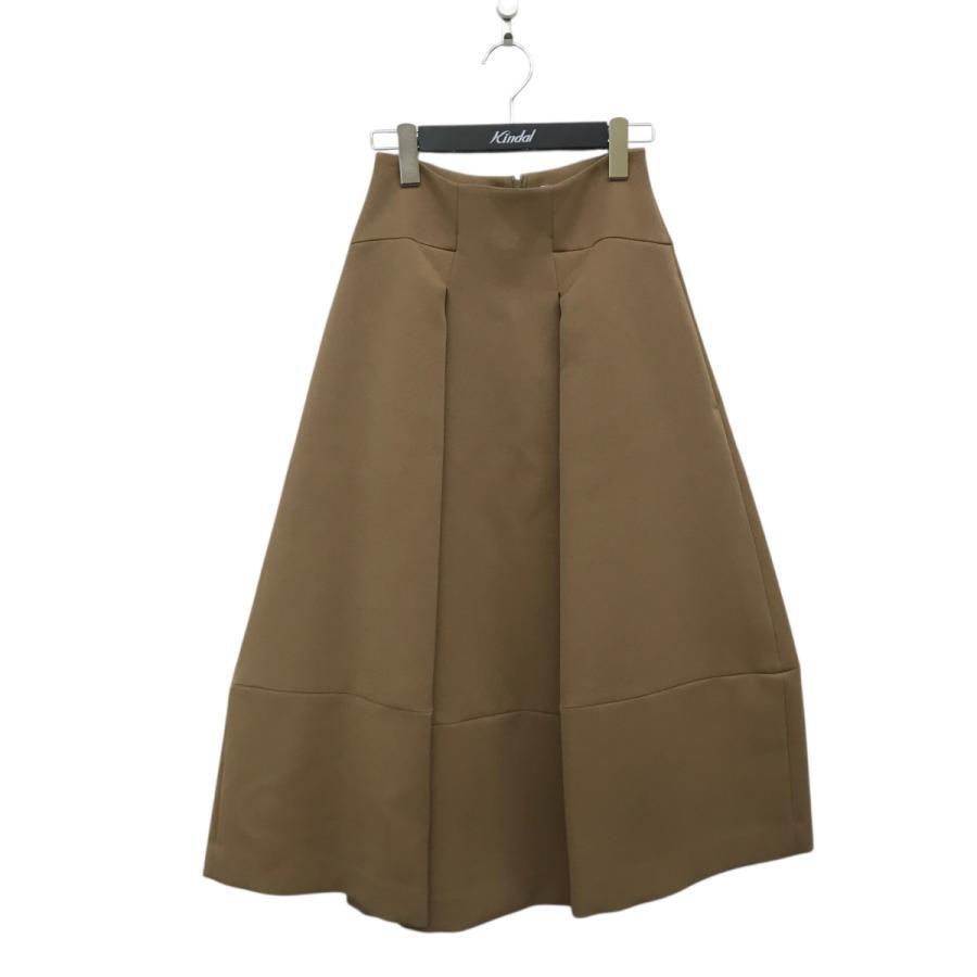 [Price reduction] IENA triple twill tuck skirt beige Size: 34 (Frespo Higashiosaka store)