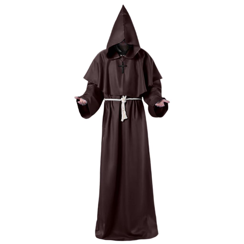 Kapuzenumhang, Priesterkostüm Robe für Cosplay