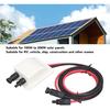 Walfront Solar Double Cable Entry Gland Box Solar Entry Housing with 2m 10AWG Extension Cord for RVs, Boats, Yacht, Roofs