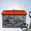 Float Basket ,Minnows Bucket for Live , Outside ,Lightweight, Multiuse Zipper Ing Mesh Cage Guard